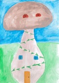 Сказочный дом, Дрожжина Екатерина, 11 лет. Кубаньгазгеофизика