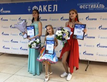 Великолепная тройка команды ООО "Газпром георесурс": лауреаты фестиваля "Факел"