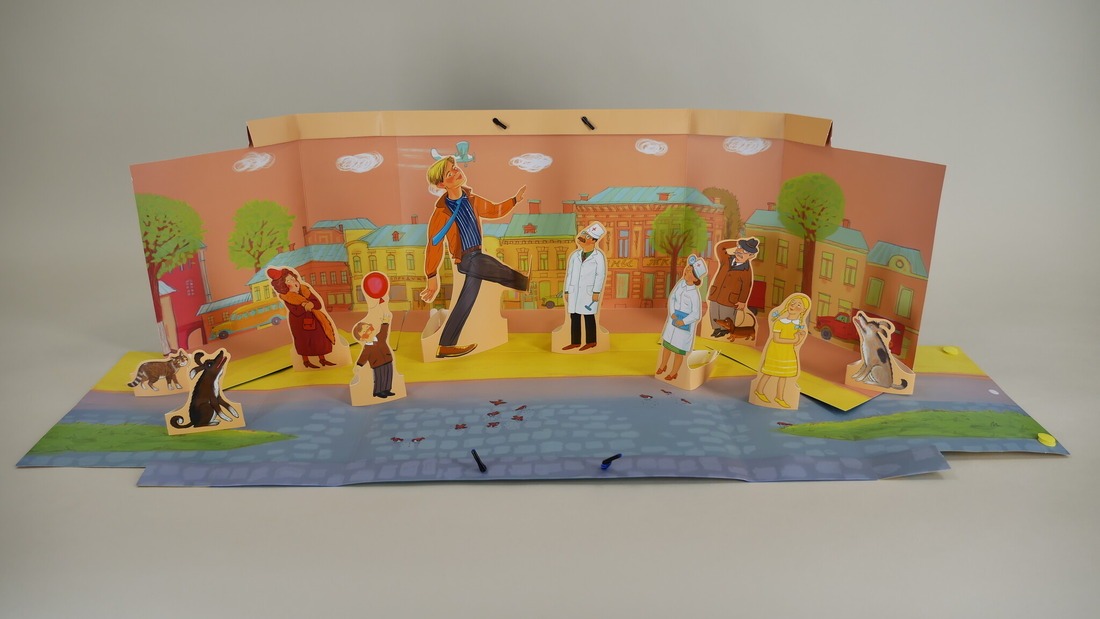 Настольный театр с персонажами из «Дяди Степы» развивает у детей творческую фантазию