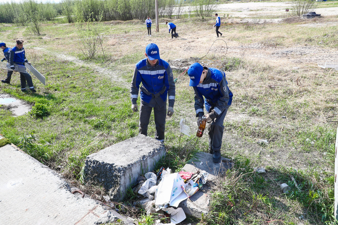 В  акции «Чистое лето» принимают участие работники представленных на территории района дочерних обществ ПАО «Газпром»