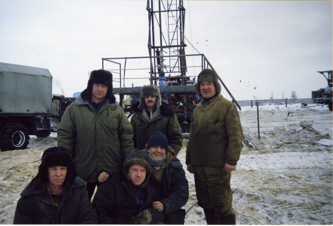 1980-е годы. Месторождение Медвежье. Партия ГИС-контроля.